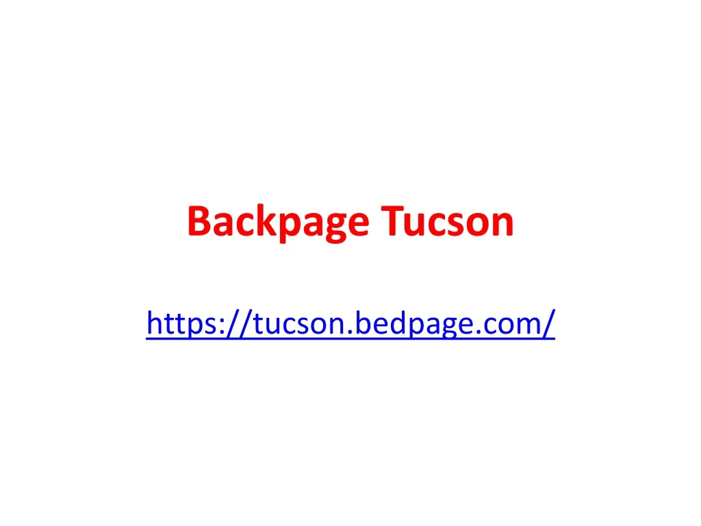 backpage tucson
