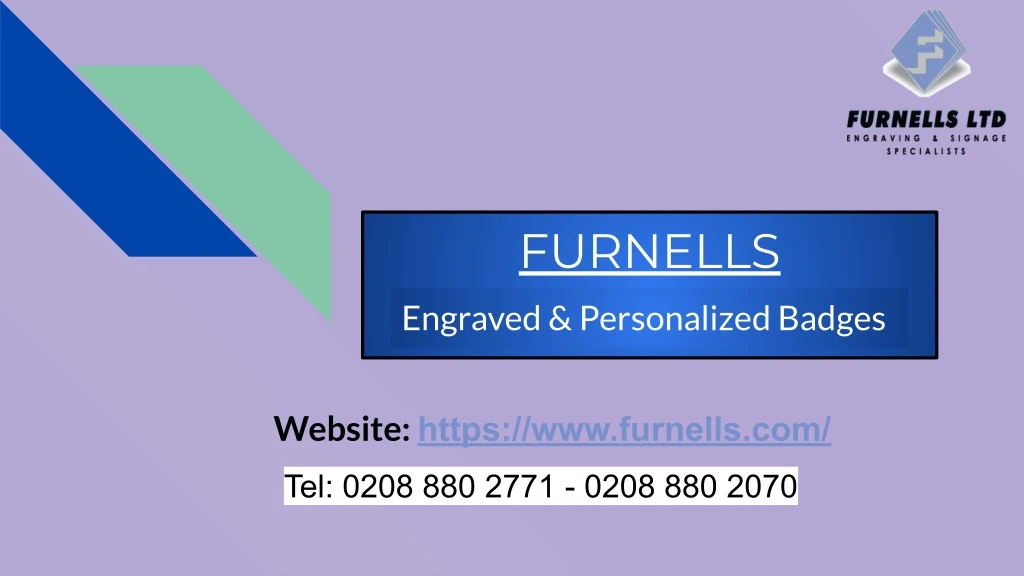 furnells engraved personalized badges