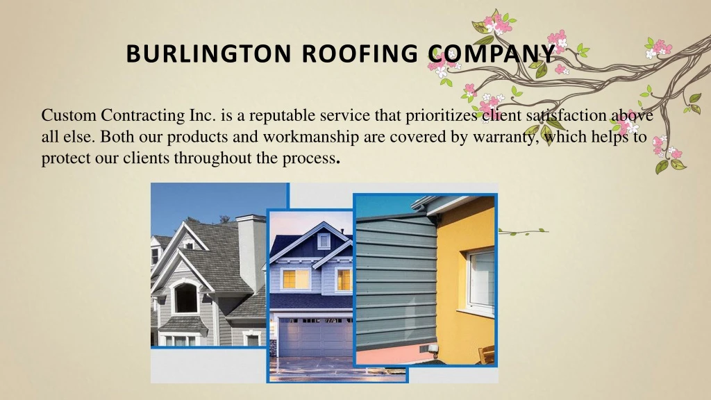 burlington roofing company