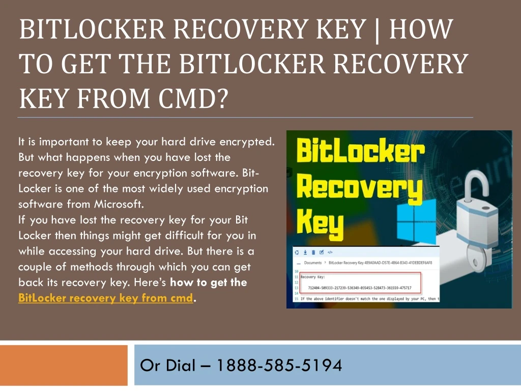 bitlocker recovery key how to get the bitlocker recovery key from cmd