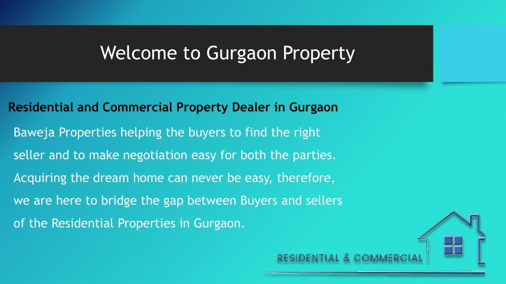 welcome to gurgaon property