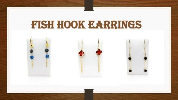 Fish Hook Earrings / Women Earrings online on Wholesale Price