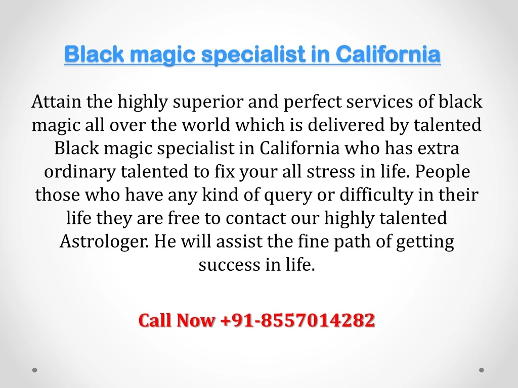 black magic specialist in california