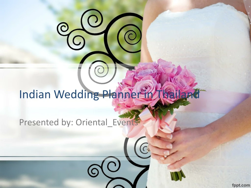 indian wedding planner in thailand
