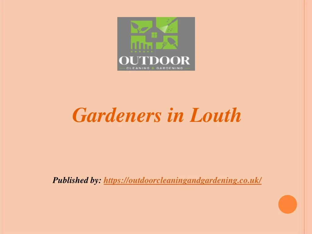 gardeners in louth published by https