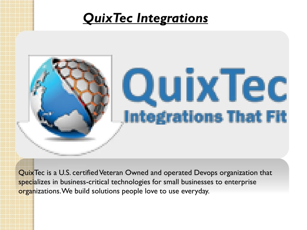 quixtec integrations
