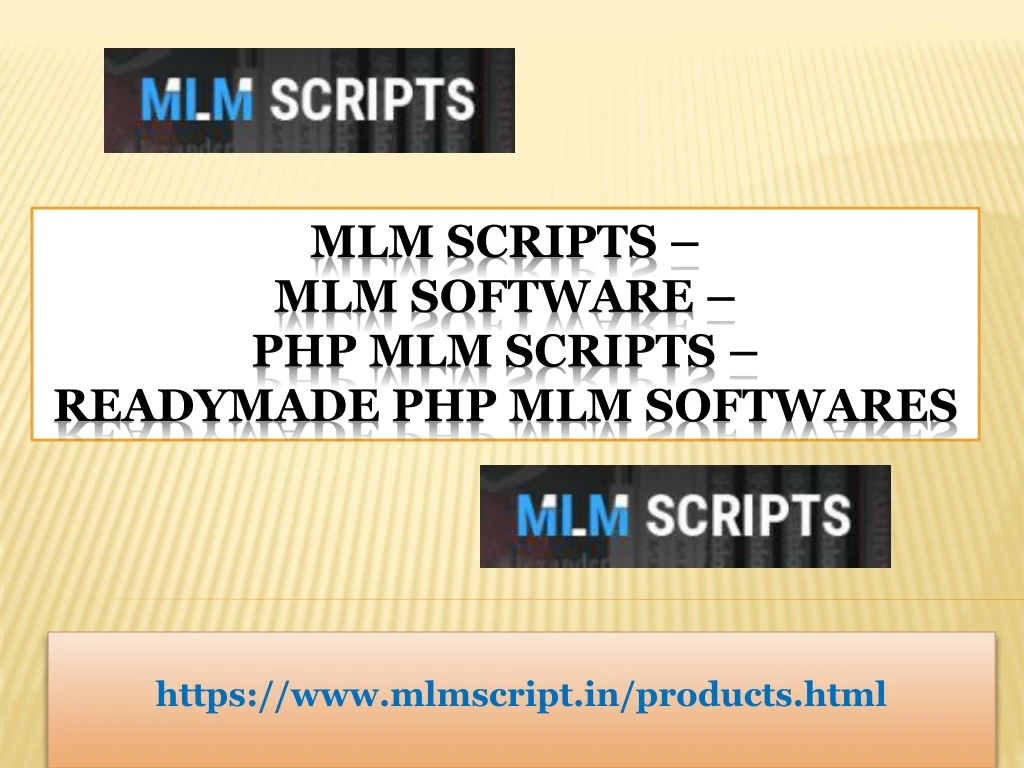 https www mlmscript in products html