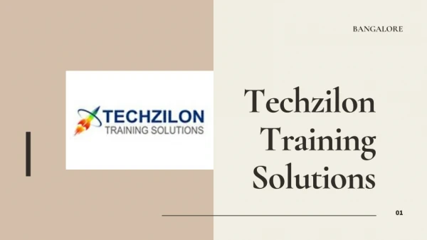 Techzilon Training Solutions Bangalore