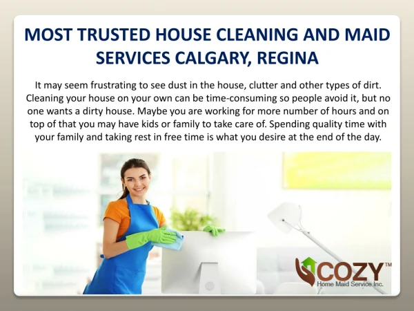 House Cleaning Service in Calgary