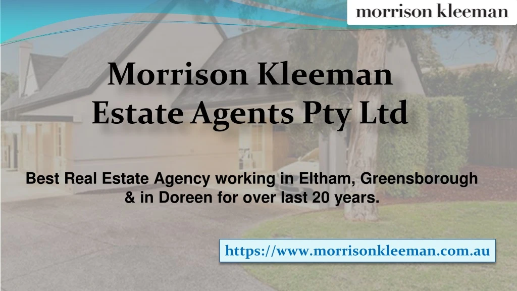 morrison kleeman estate agents pty ltd