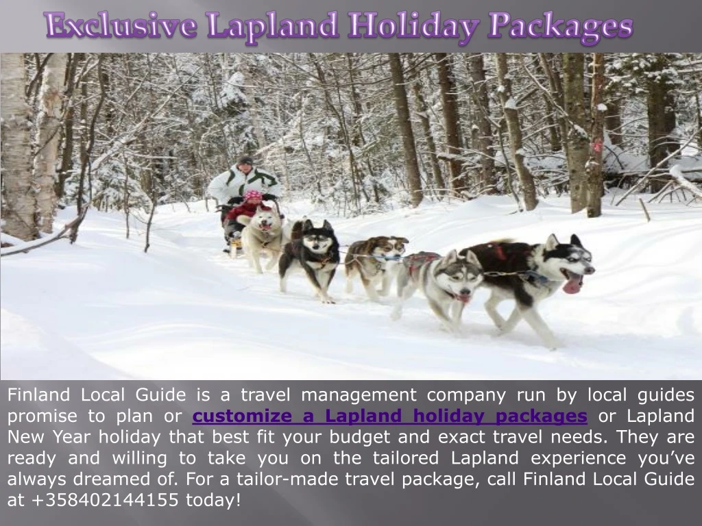 exclusive lapland holiday packages