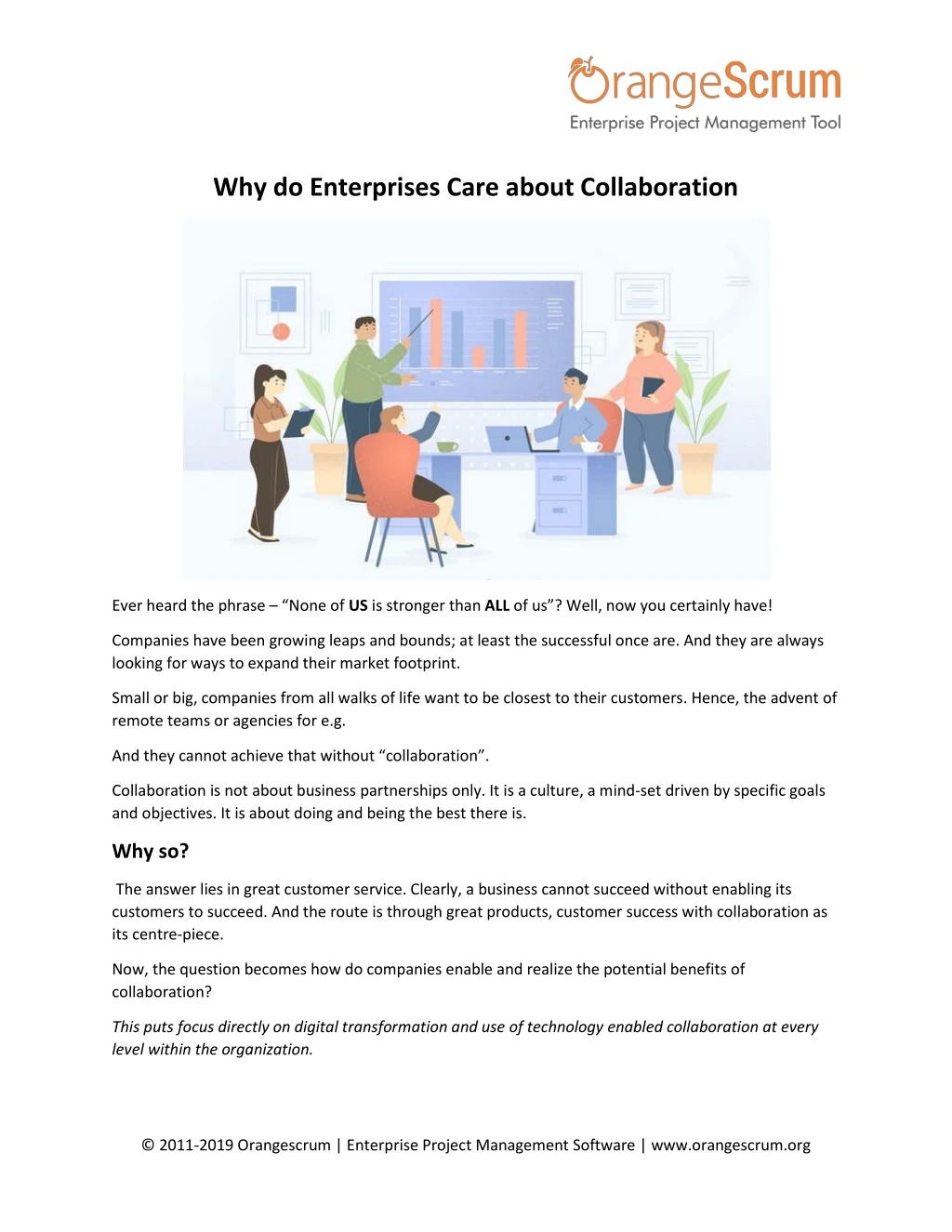 why do enterprises care about collaboration