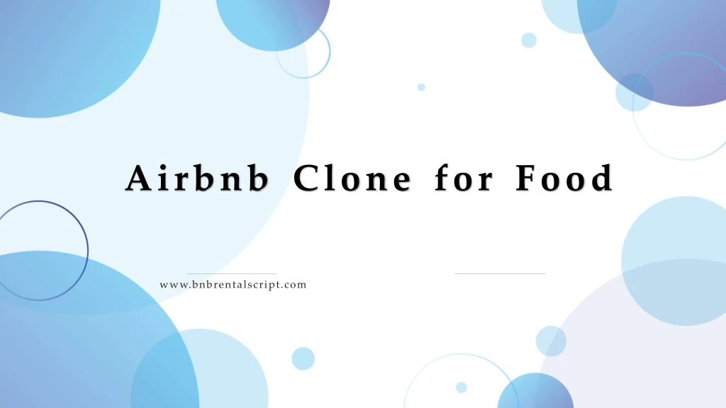 airbnb clone for food