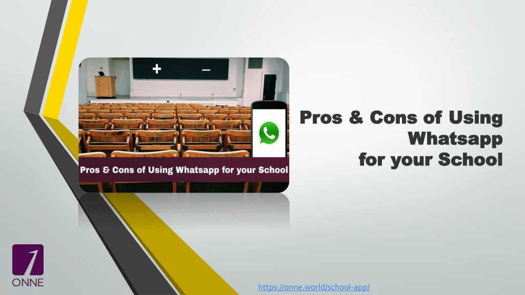 pros cons of using whatsapp for your school