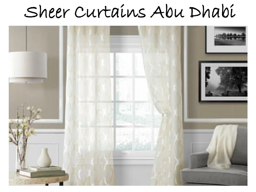 sheer curtains abu dhabi