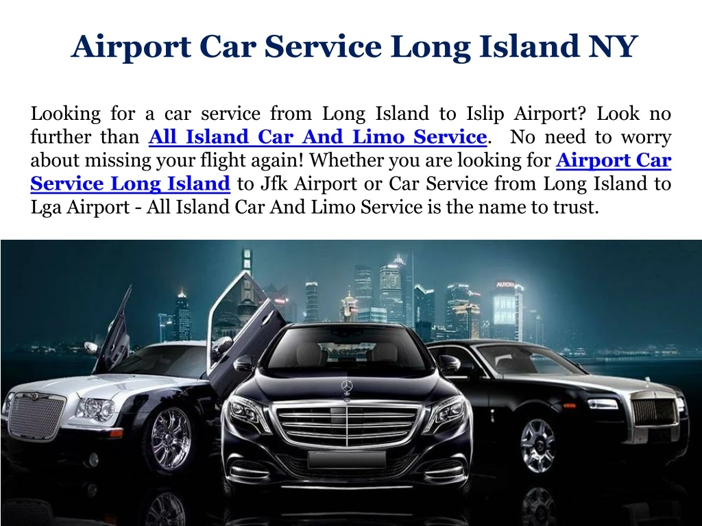 airport car service long island ny