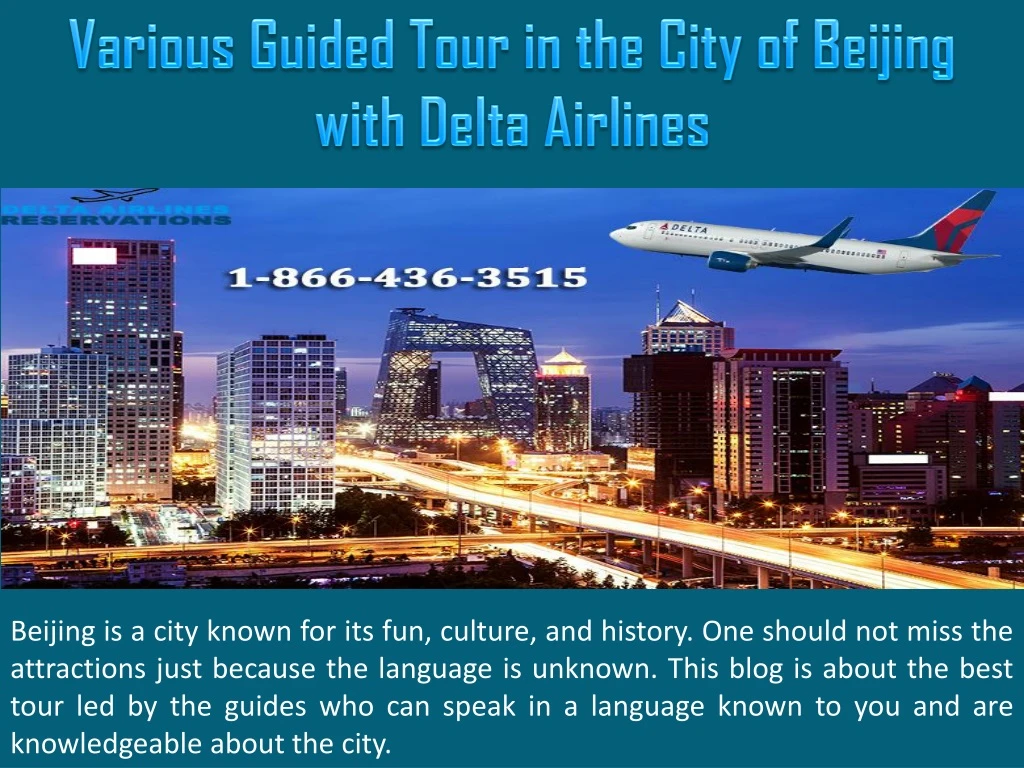 various guided tour in the city of beijing with