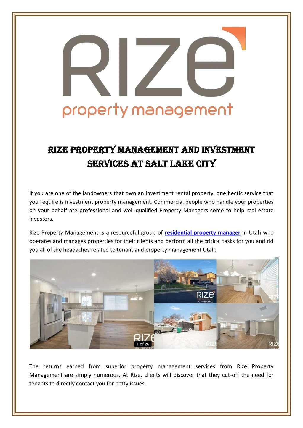 rize property management and investment rize
