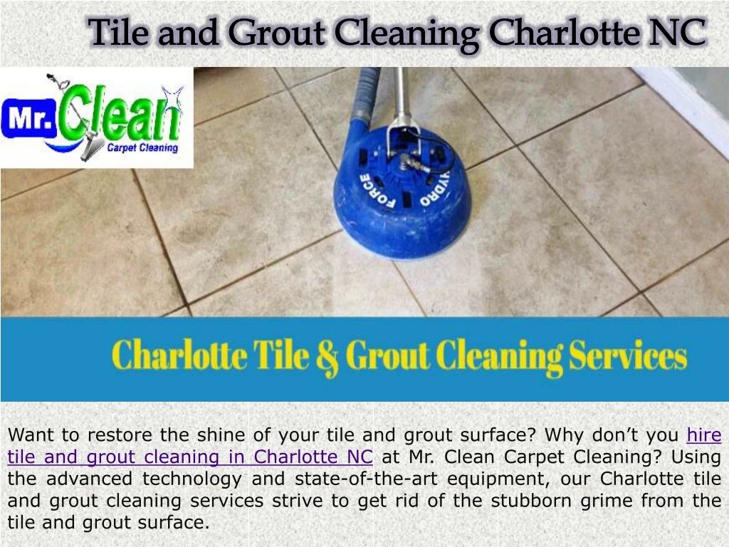 tile and grout cleaning charlotte nc