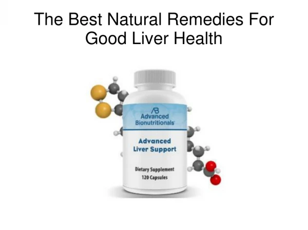 The Best Natural Remedies For Good Liver Health