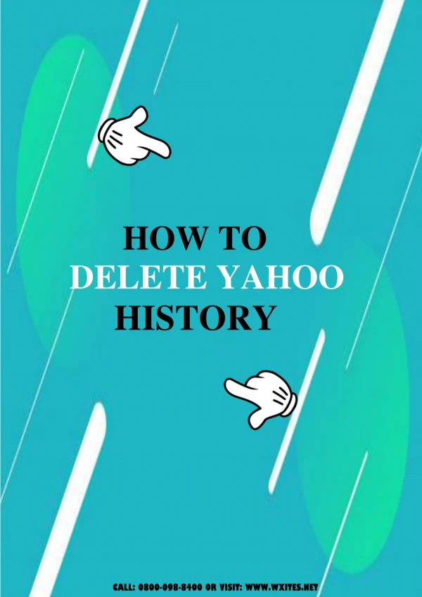 How to Delete Yahoo History?