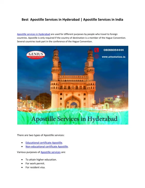 best apostille services in hyderabad apostille