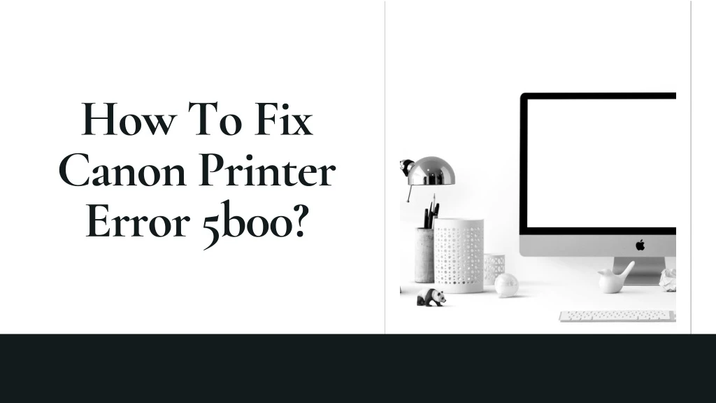 how to fix canon printer error 5b00
