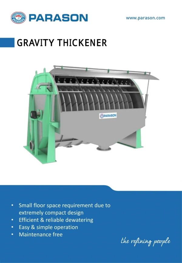 Buy Gravity Thickener For Paper Pulp Machine