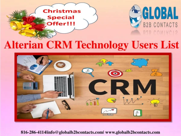 alterian crm technology users list