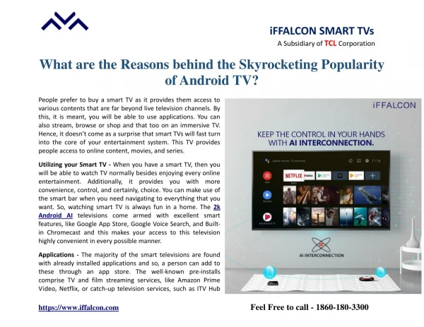 iffalcon smart tvs