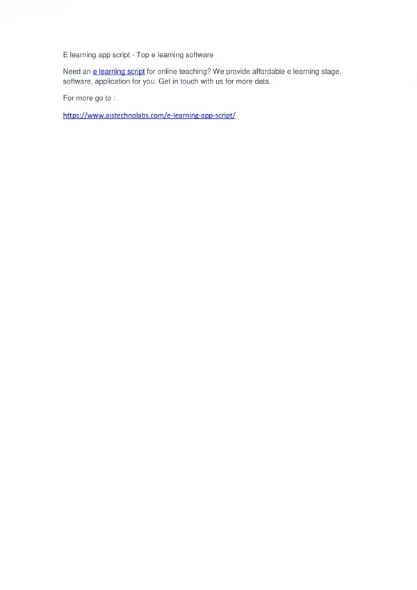 e learning app script top e learning software