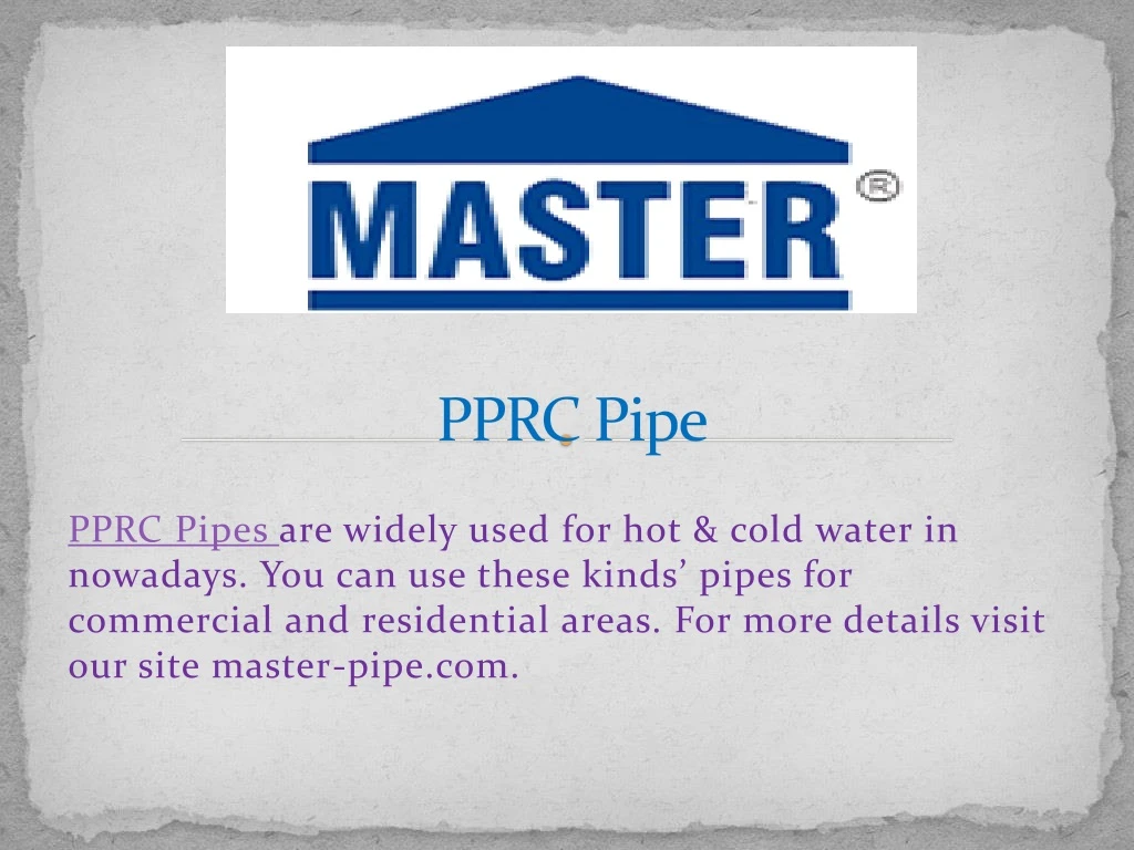 pprc pipe