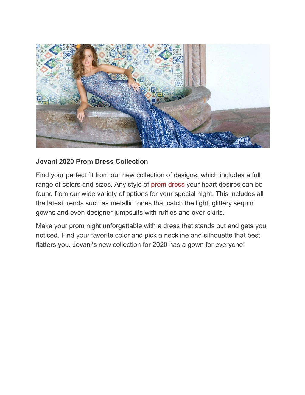jovani 2020 prom dress collection