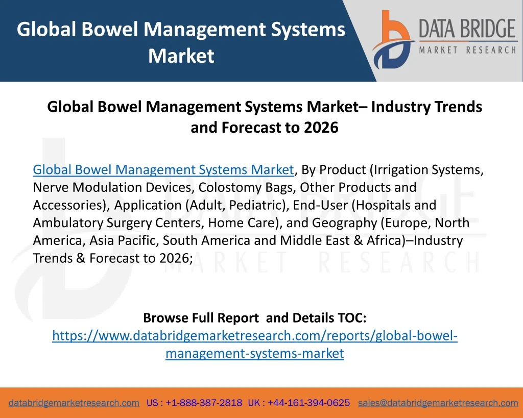 global bowel management systems market