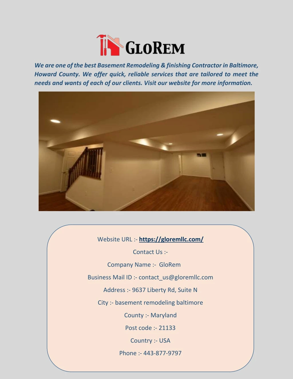 we are one of the best basement remodeling