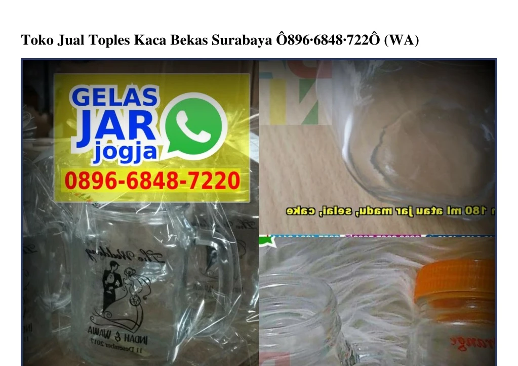 toko jual toples kaca bekas surabaya 896 6848