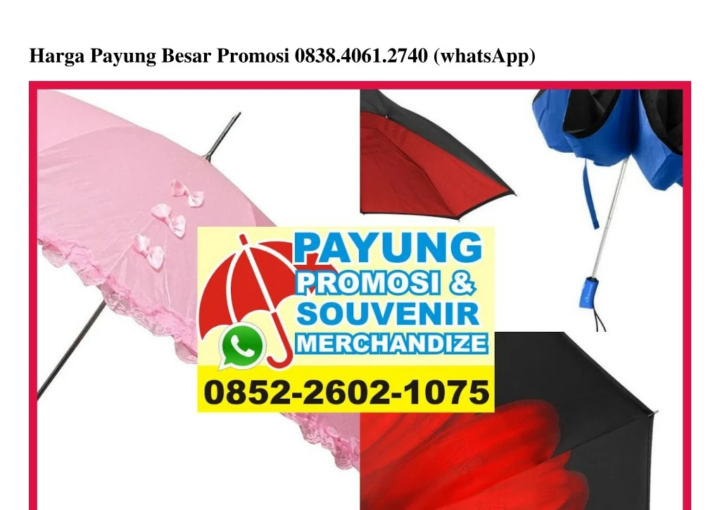 harga payung besar promosi 0838 4061 2740 whatsapp