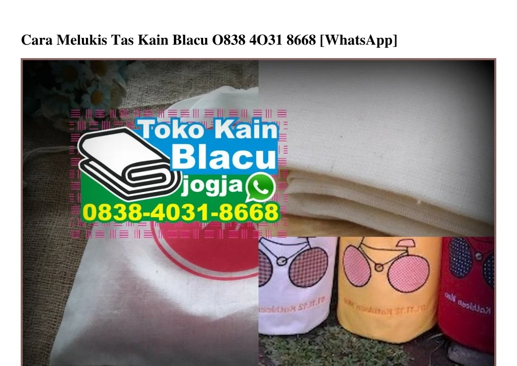 cara melukis tas kain blacu o838 4o31 8668