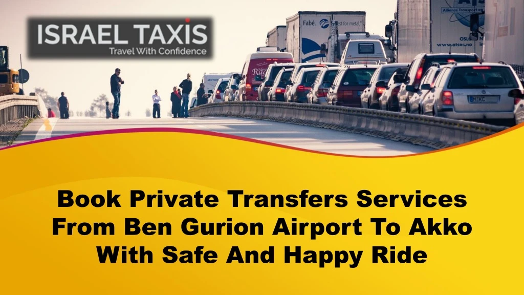 book private transfers services from ben gurion