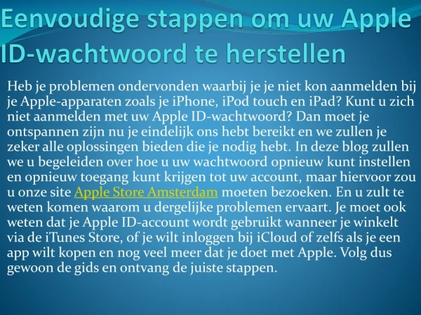 Apple reparatie Almere