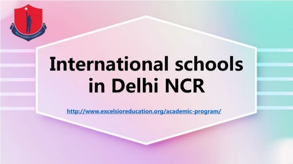 international schools in d elhi ncr
