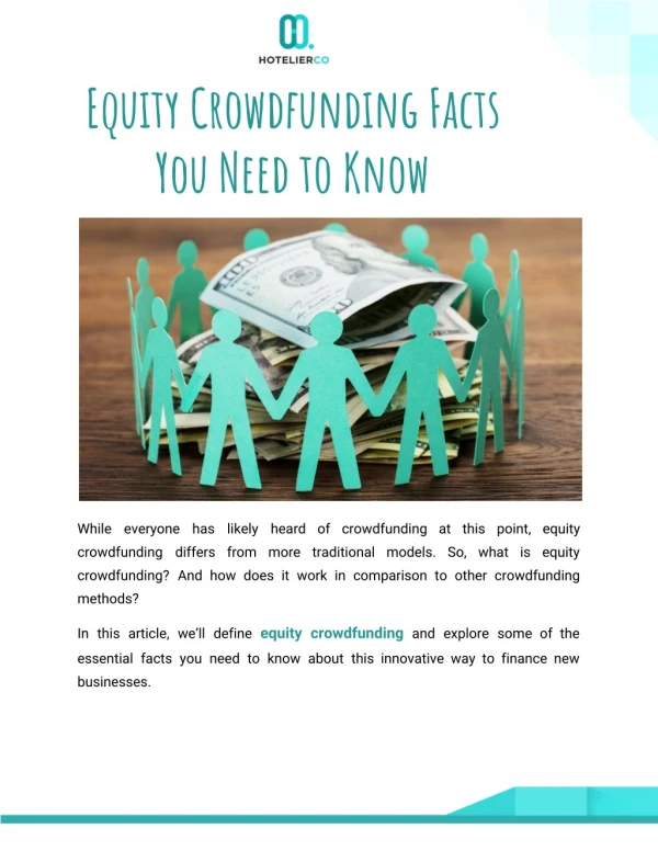 Equity Crowdfunding Facts You Need to Know