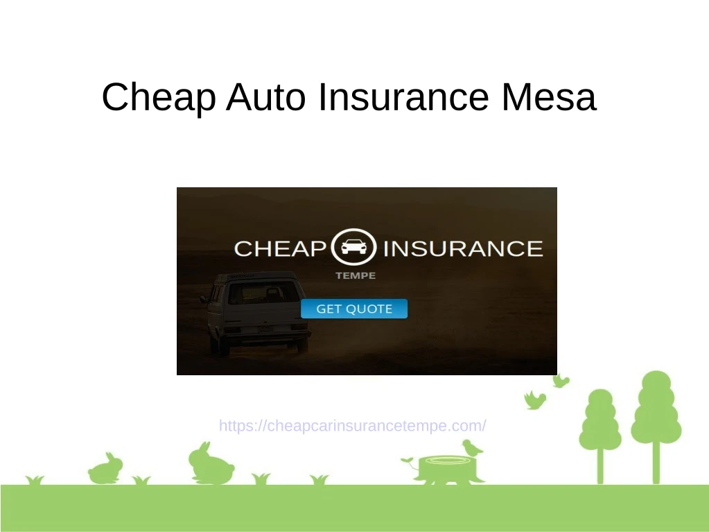 cheap auto insurance mesa