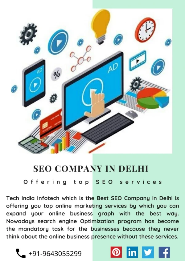 Best SEO Company in Delhi is offering top SEO services