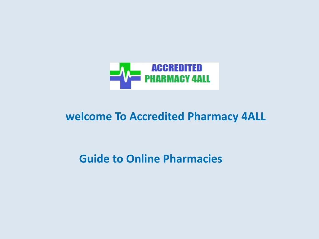 welcome to accredited pharmacy 4all
