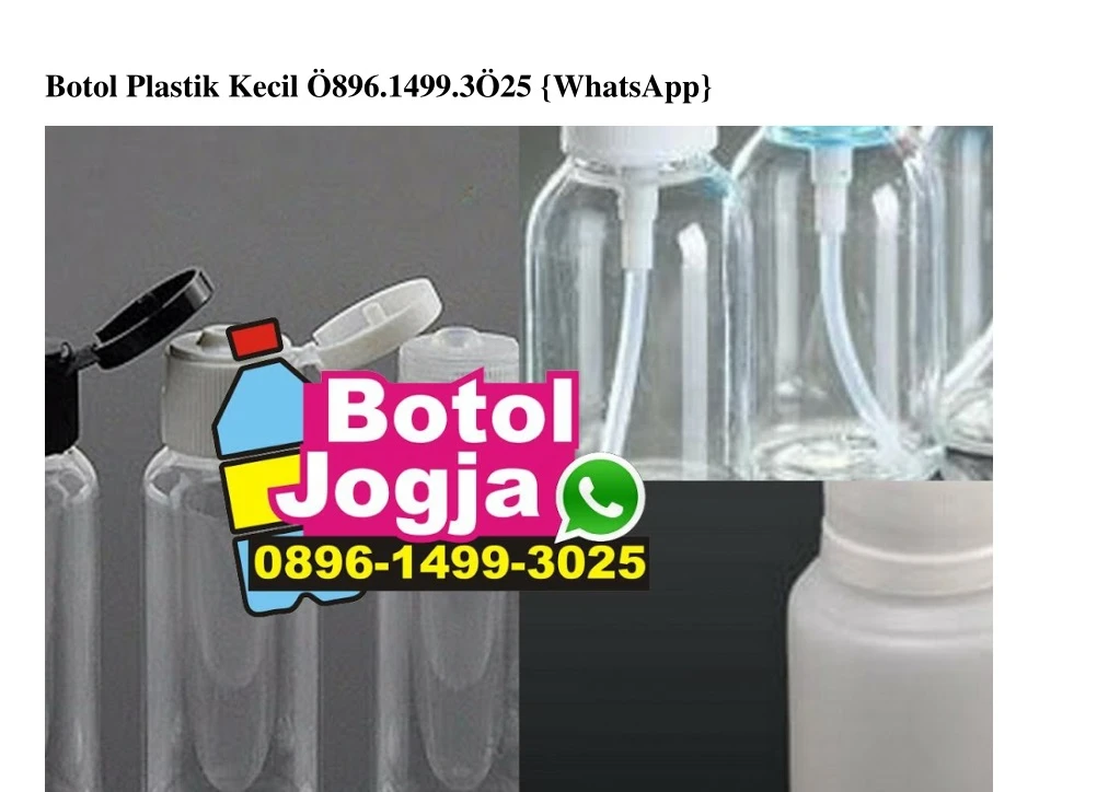 botol plastik kecil 896 1499 3 25 whatsapp