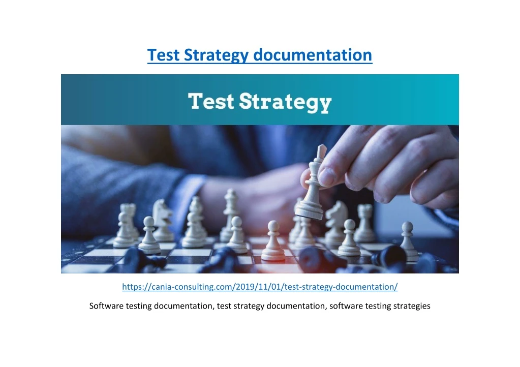 test strategy documentation
