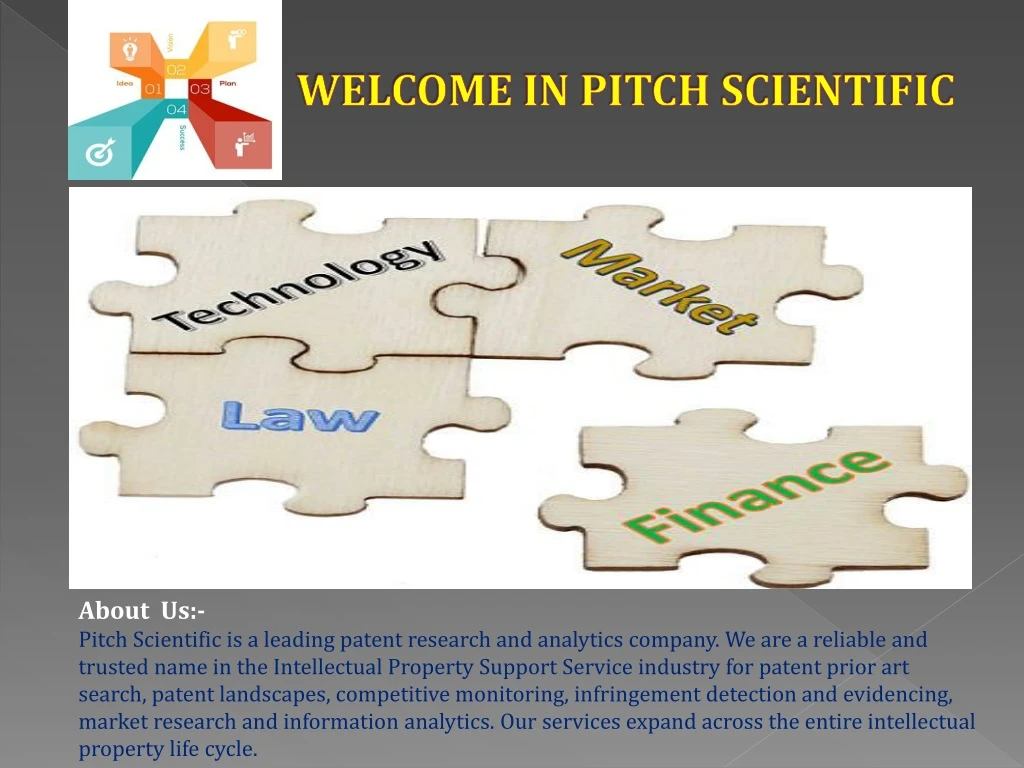 welcome in pitch scientific