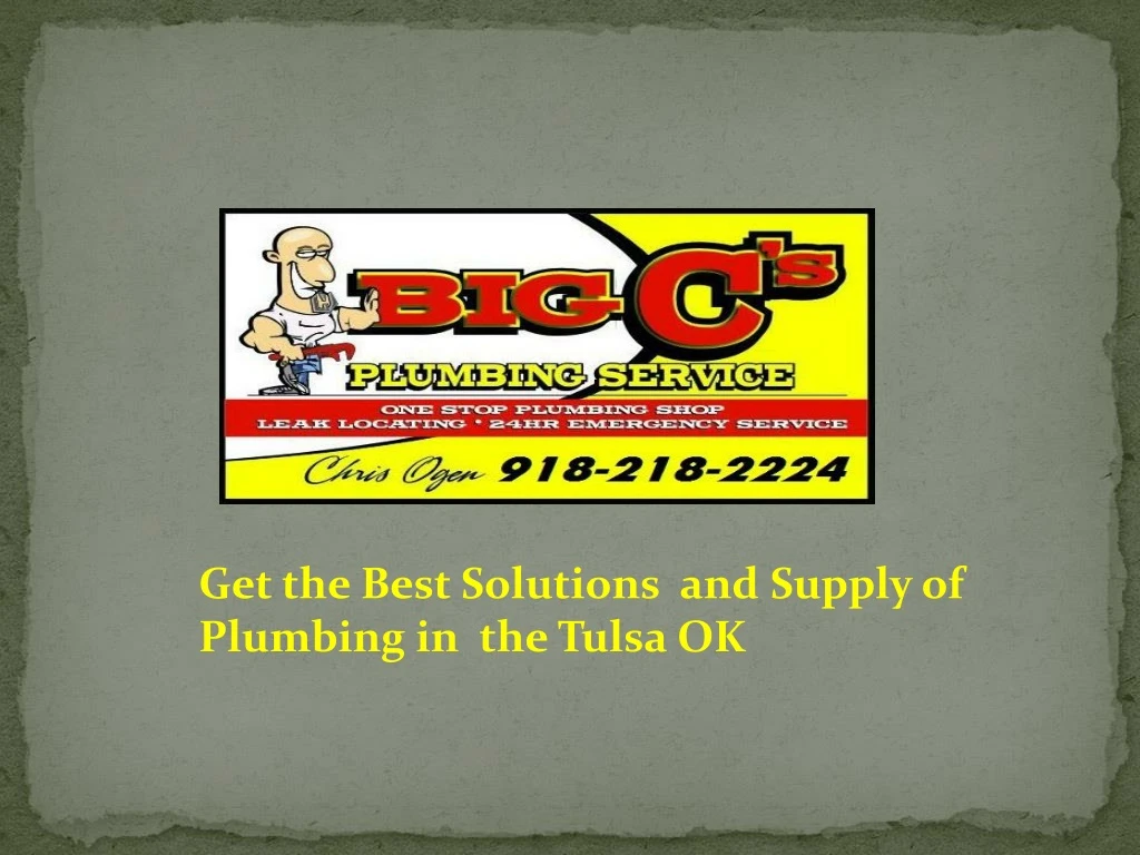 get the best solutions and supply of plumbing