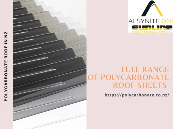 High Quality Polycarbonate Roof in NZ - Polycarbonate Roofing